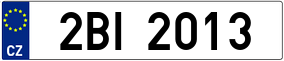 Truck License Plate